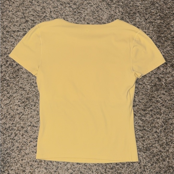 Aerie Butter Yellow Set (Shirt & Wide Leg Trouser) - Picture 4 of 16